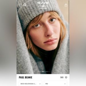 Sezane Grey Paul Beanie